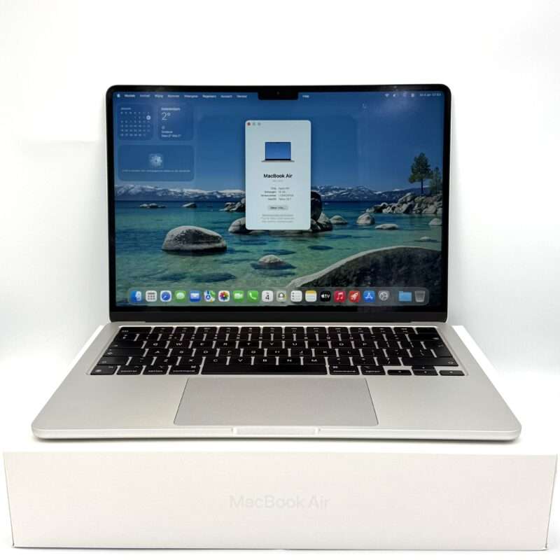 IMG_4102 MacBook Air M2 512GB /16GB zilver /zeer net /96% batt /garantie