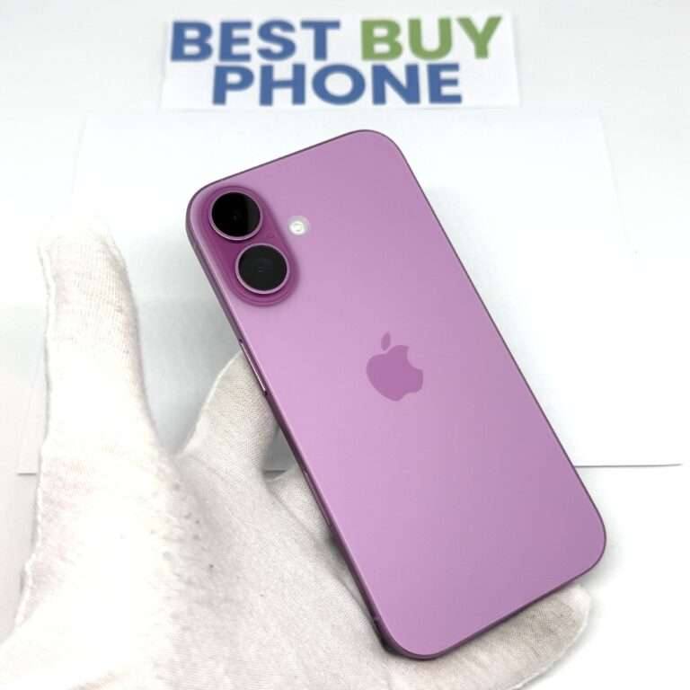 iPhone 16 128GB roze /krasvrij /94% batt /garantie