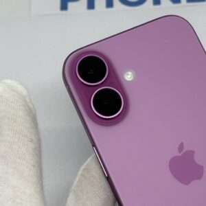 iPhone 16 128GB roze /krasvrij /94% batt /garantie