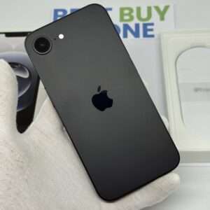 iPhone 16E 128GB zwart /zeer net /100% batt /garantie