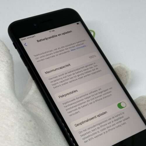 iPhone SE 2022 128GB zwart /zeer net /100% batt /garantie