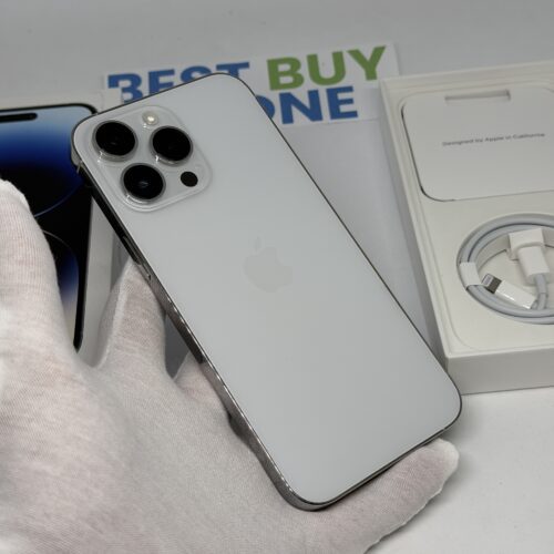 IMG_4840 2 iPhone 14 Pro Max 512GB zilver /zeer net /86% batt /garantie