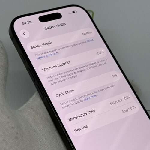 IMG_4856 iPhone 16 Pro 128GB zwart /zeer net /100% batt /garantie