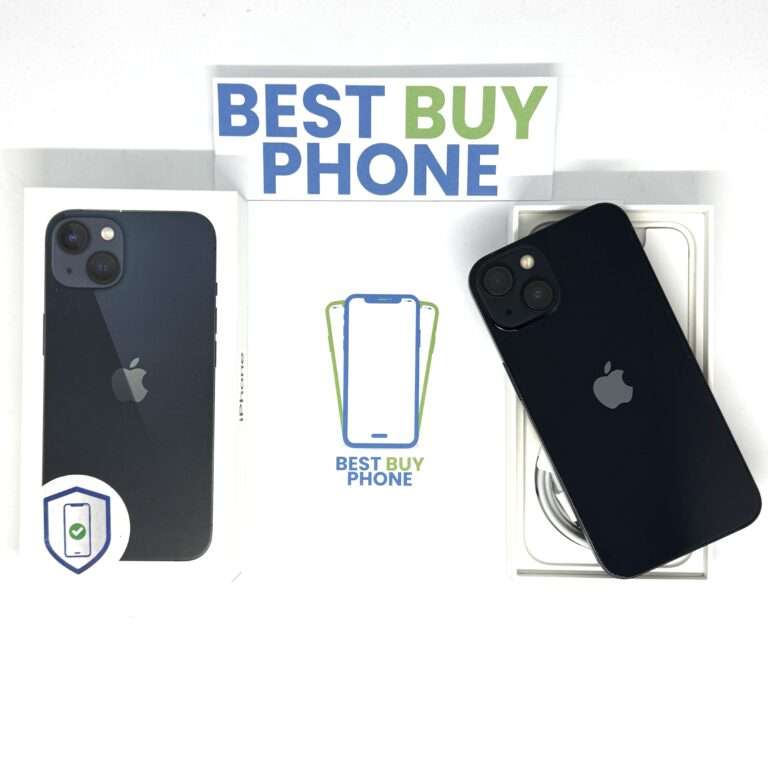 iPhone 13 128GB zwart /96% batt /krasvrij /garantie