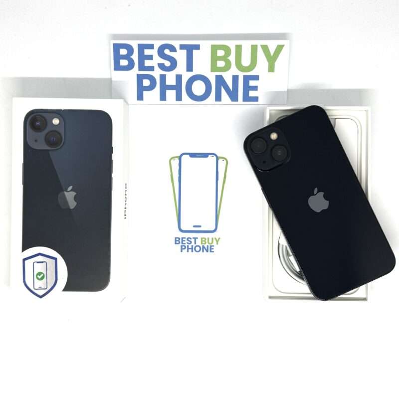 iPhone 13 128GB zwart /96% batt /krasvrij /garantie