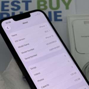 iPhone 13 128GB zwart /96% batt /krasvrij /garantie