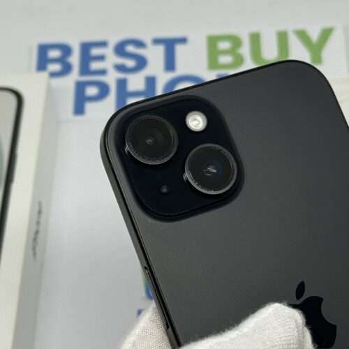 iPhone 15 128GB zwart E-sim /92% batt /zeer net /garantie