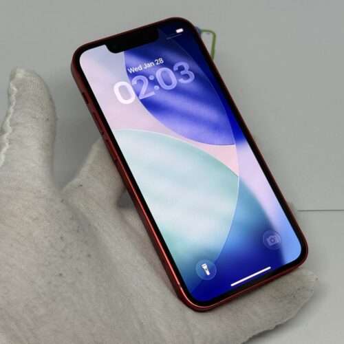 iPhone 13 mini 128GB rood /100% batt /krasvrij /garantie