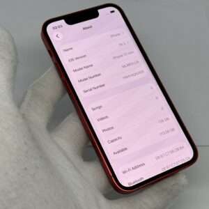 iPhone 13 mini 128GB rood /100% batt /krasvrij /garantie