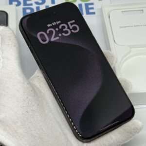 IMG_5108 iPhone 15 pro 128GB zwart /kras vrij /87% batt /garantie