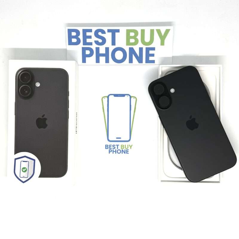 iPhone 16 128GB zwart /zichtbaar gebruikt /100% batt /garantie