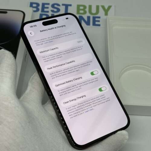 iPhone 14 Pro Max 256GB zwart /100% batt /licht gebruikt /garantie