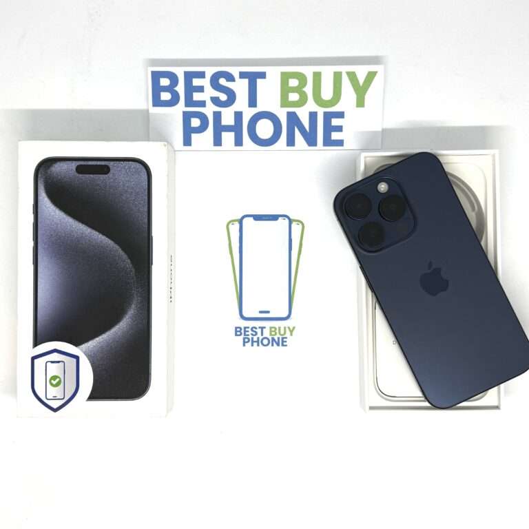 iPhone 15 pro 256GB blauw /krasvrij glas /87% batt /garantie