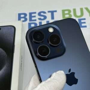 IMG_6025 iPhone 15 pro 256GB blauw /krasvrij glas /87% batt /garantie