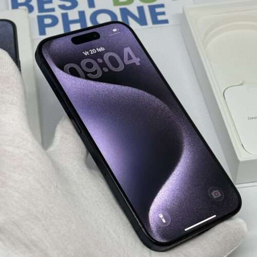 IMG_6028 iPhone 15 pro 256GB blauw /krasvrij glas /87% batt /garantie