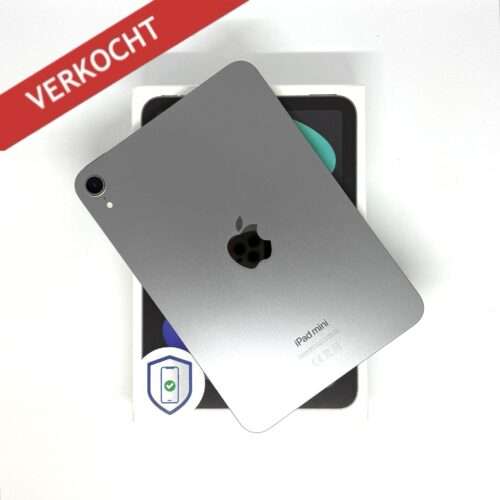 iPad mini 7e 256GB grijs /krasvrij glas /100% batt /garantie
