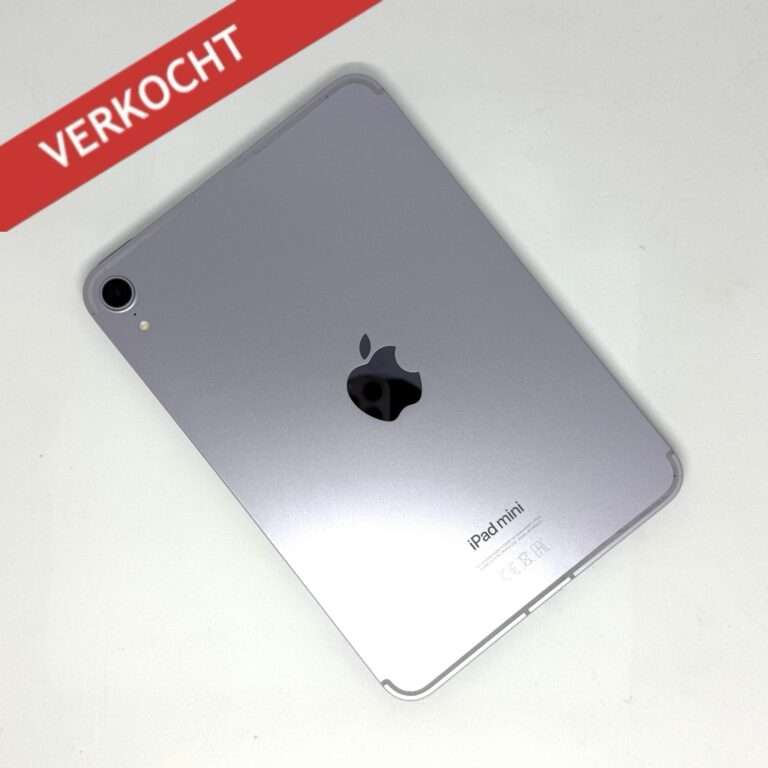 iPad mini 7e 128GB paars /krasvrij /100% batt /garantie