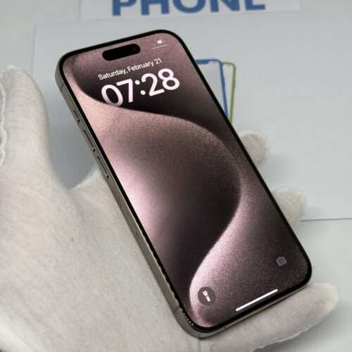 iPhone 15 pro 256GB naturel /zeer net /88% batt /garantie