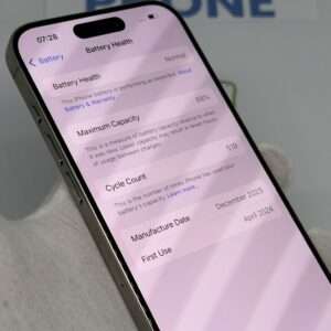 iPhone 15 pro 256GB naturel /zeer net /88% batt /garantie