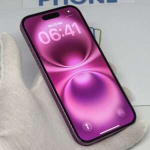 IMG_0030 iPhone 16 128GB roze /krasvrij /91% batt /garantie