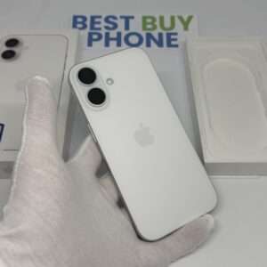 iPhone 16 128GB wit /zeer net /100% batt /garantie