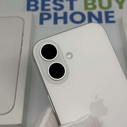 iPhone 16 128GB wit /zeer net /100% batt /garantie