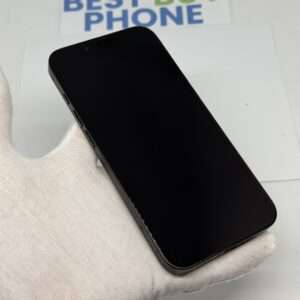 iPhone 16E 128GB zwart /krasvrij /100% batt /garantie