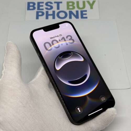 iPhone 16E 128GB zwart /krasvrij /100% batt /garantie