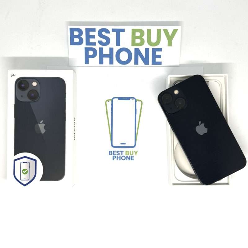 iPhone 13 mini 128GB zwart /85% batt /krasvrij scherm/garantie