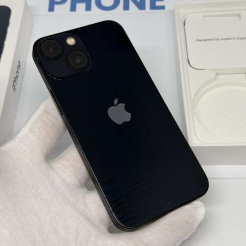 IMG_0087 2 iPhone 13 mini 128GB zwart /85% batt /krasvrij scherm/garantie