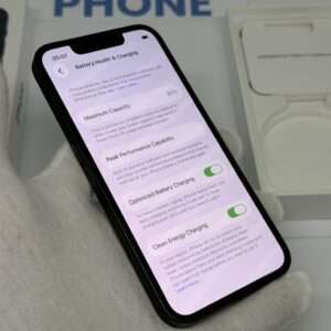 IMG_0092 2 iPhone 13 mini 128GB zwart /85% batt /krasvrij scherm/garantie