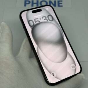 iPhone 15 128GB zwart /88% batt /zeer net /garantie