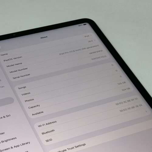 IMG_0114 2 iPad Pro 5e 12,9 inch M1 128GB grijs /zeer net /88% batt /garantie