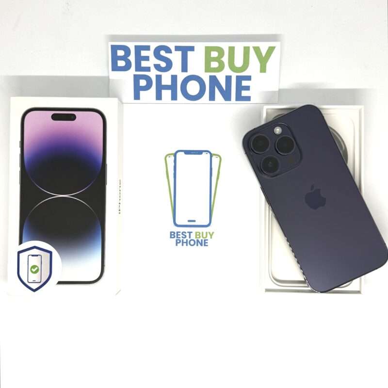 IMG_0126 iPhone 14 Pro 128GB paars /100% batt /krasvrij glas /garantie