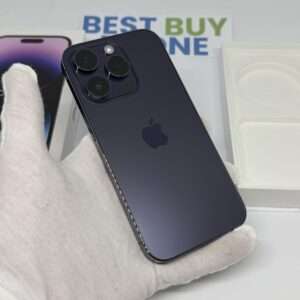 iPhone 14 Pro 128GB paars /100% batt /krasvrij glas /garantie