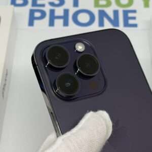 iPhone 14 Pro 128GB paars /100% batt /krasvrij glas /garantie