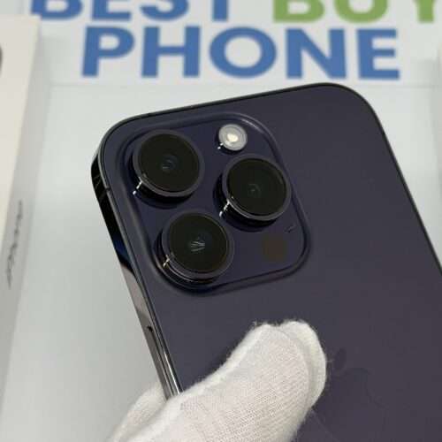 iPhone 14 Pro 128GB paars /100% batt /krasvrij glas /garantie