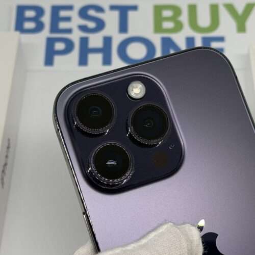 iPhone 14 Pro 128GB paars /100% batt /krasvrij glas /garantie