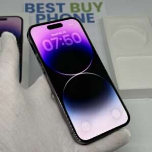 iPhone 14 Pro 128GB paars /100% batt /krasvrij glas /garantie