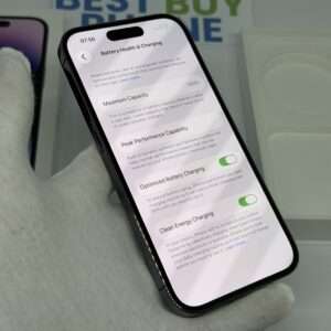 iPhone 14 Pro 128GB paars /100% batt /krasvrij glas /garantie