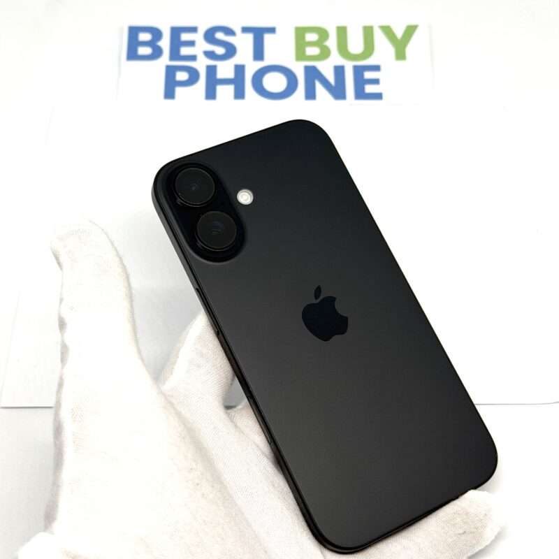 IMG_0155 2 iPhone 16 128GB zwart /krasvrij /100% batt /garantie