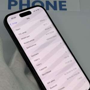 iPhone 16 128GB zwart /krasvrij /100% batt /garantie