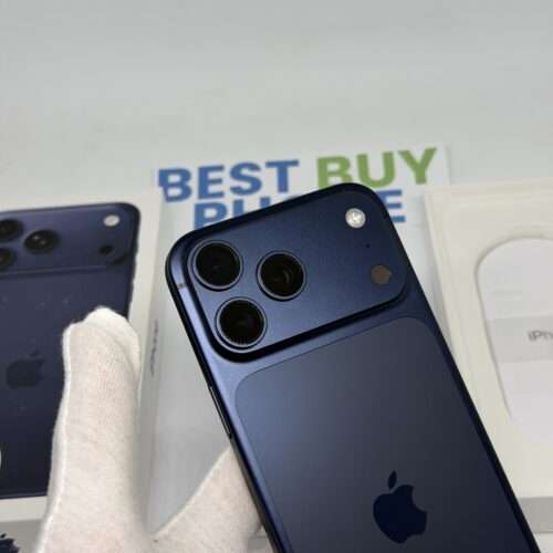 iPhone 17 Pro Max 256GB blauw /krasvrij /100% batt /garantie