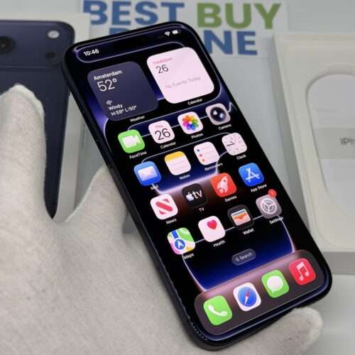 iPhone 17 Pro Max 256GB blauw /krasvrij /100% batt /garantie