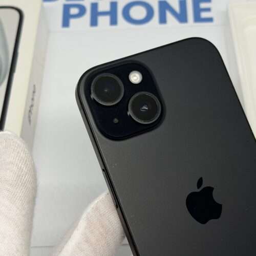 iPhone 15 256GB zwart /90% batt /krasvrij scherm /garantie