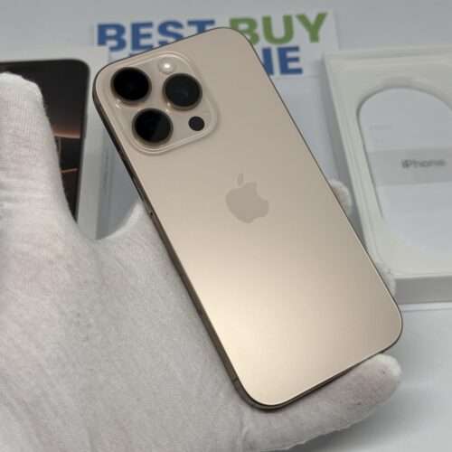 iPhone 16 Pro 256GB goud /licht gebruikt /92% batt /garantie