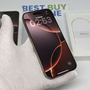 iPhone 16 Pro 256GB goud /licht gebruikt /92% batt /garantie