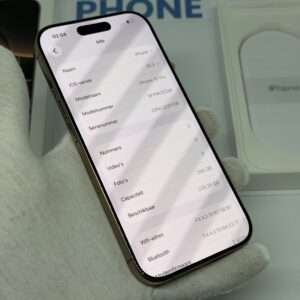 iPhone 16 Pro 256GB goud /licht gebruikt /92% batt /garantie