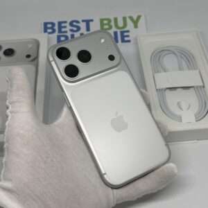 iPhone 17 Pro 256GB zilver /100% batt /krasvrij /garantie