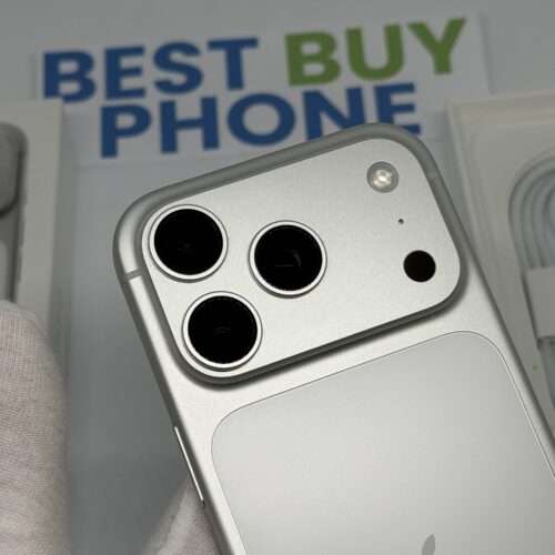 iPhone 17 Pro 256GB zilver /100% batt /krasvrij /garantie